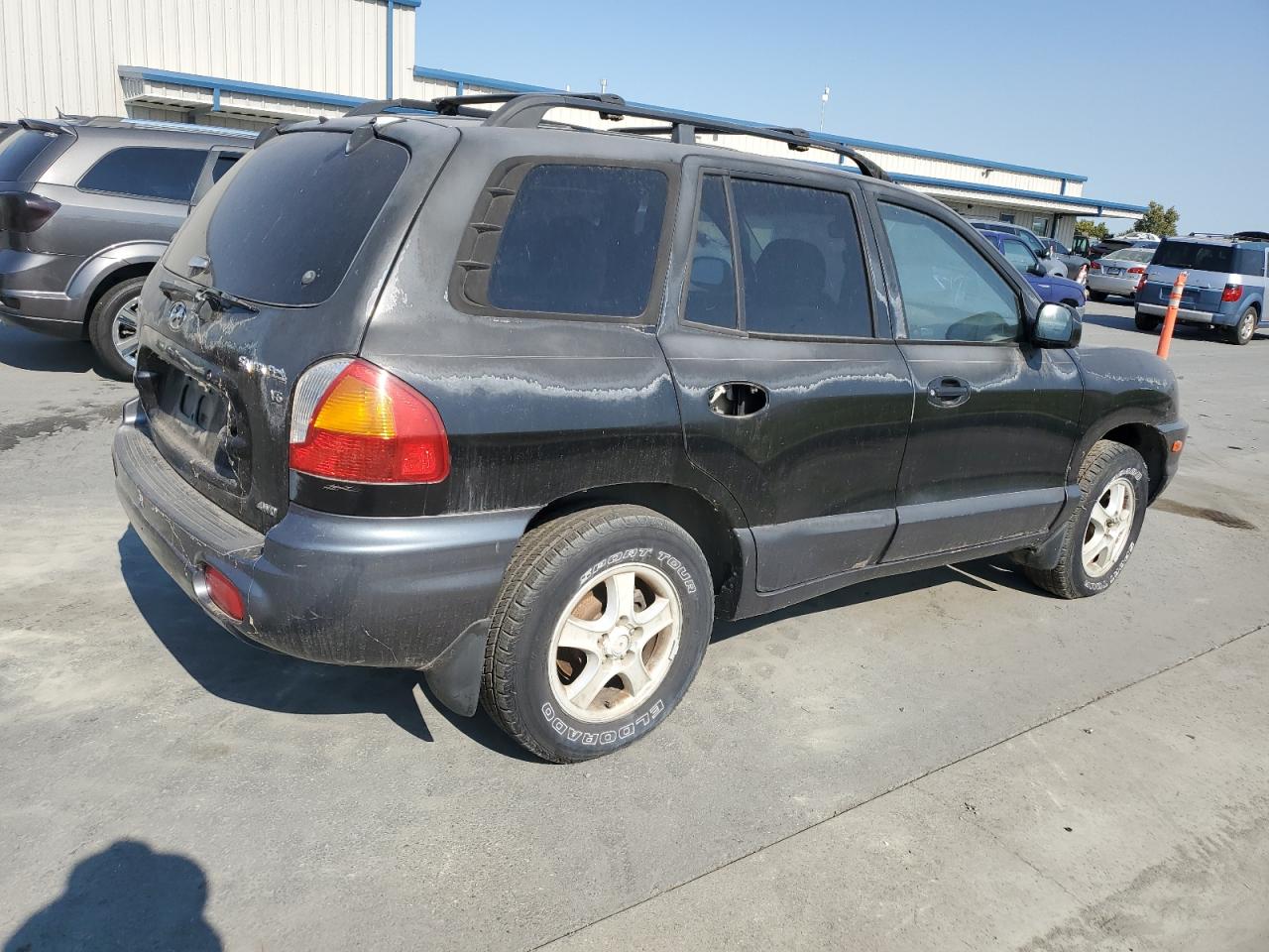 2002 Hyundai Santa Fe Gls   Black vin: KM8SC73D92U302675