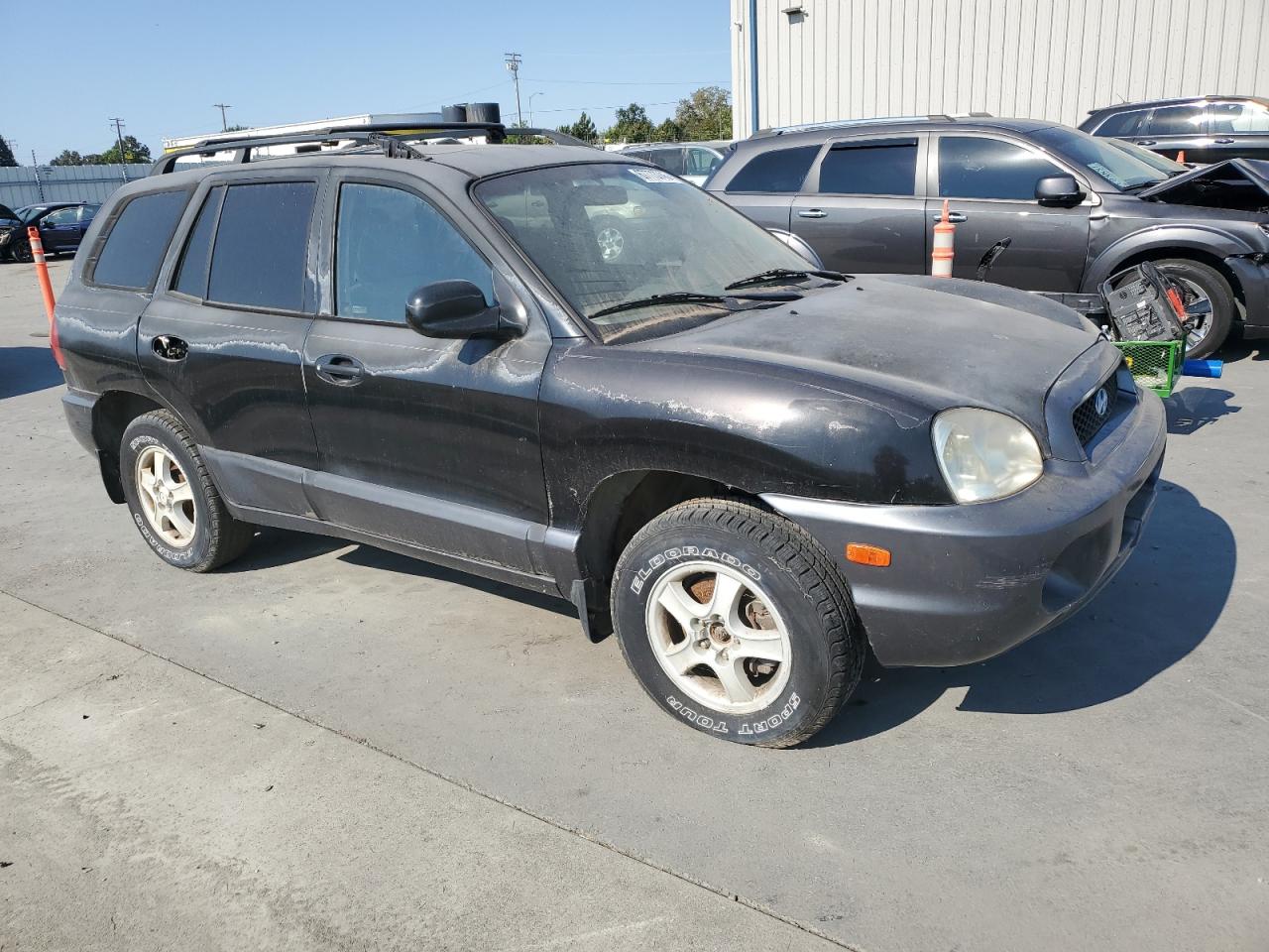 2002 Hyundai Santa Fe Gls   Black vin: KM8SC73D92U302675