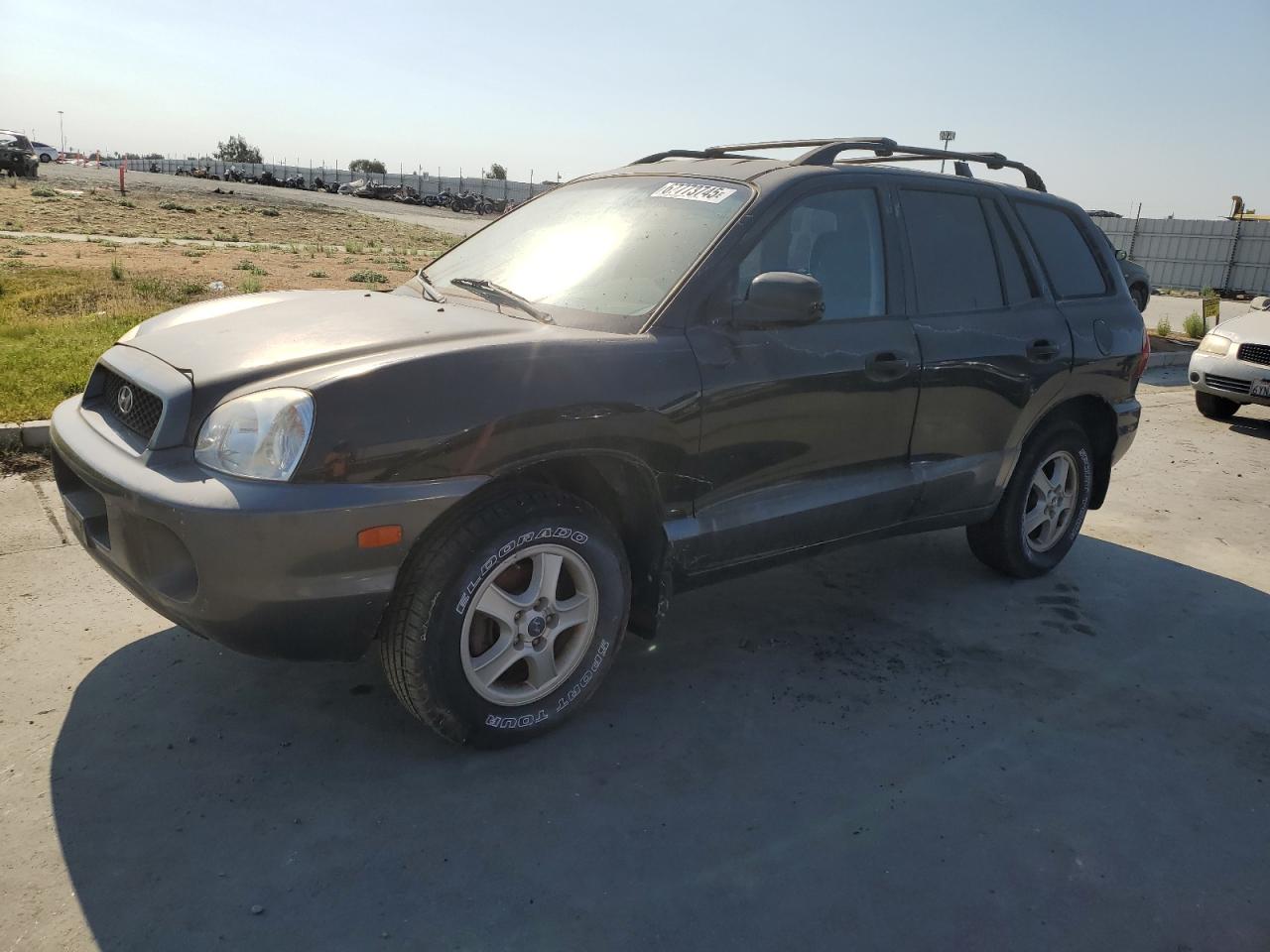 2002 Hyundai Santa Fe Gls   Black vin: KM8SC73D92U302675