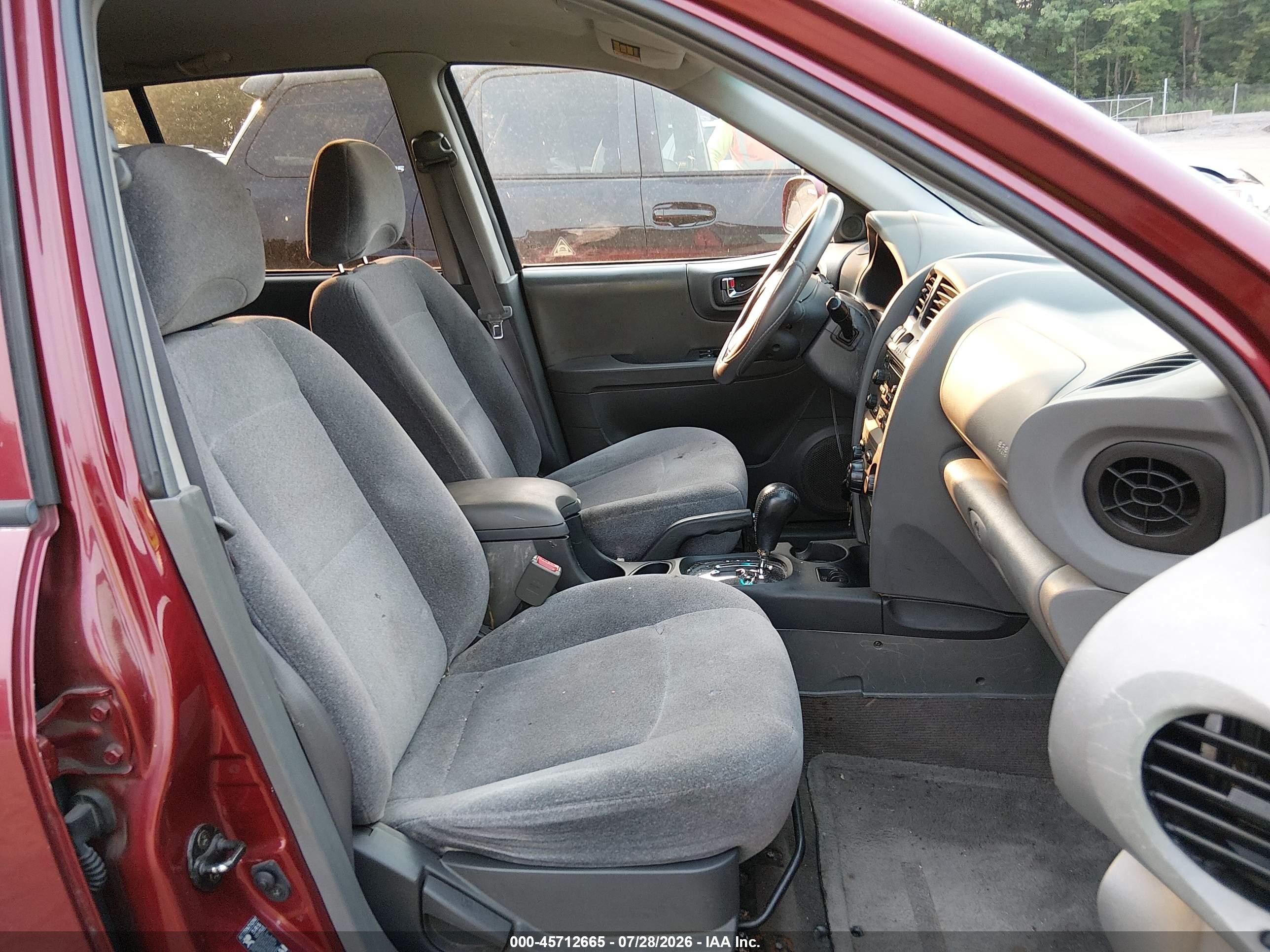 2003 Hyundai Santa Fe Gls/lx Red vin: KM8SC73D93U343325