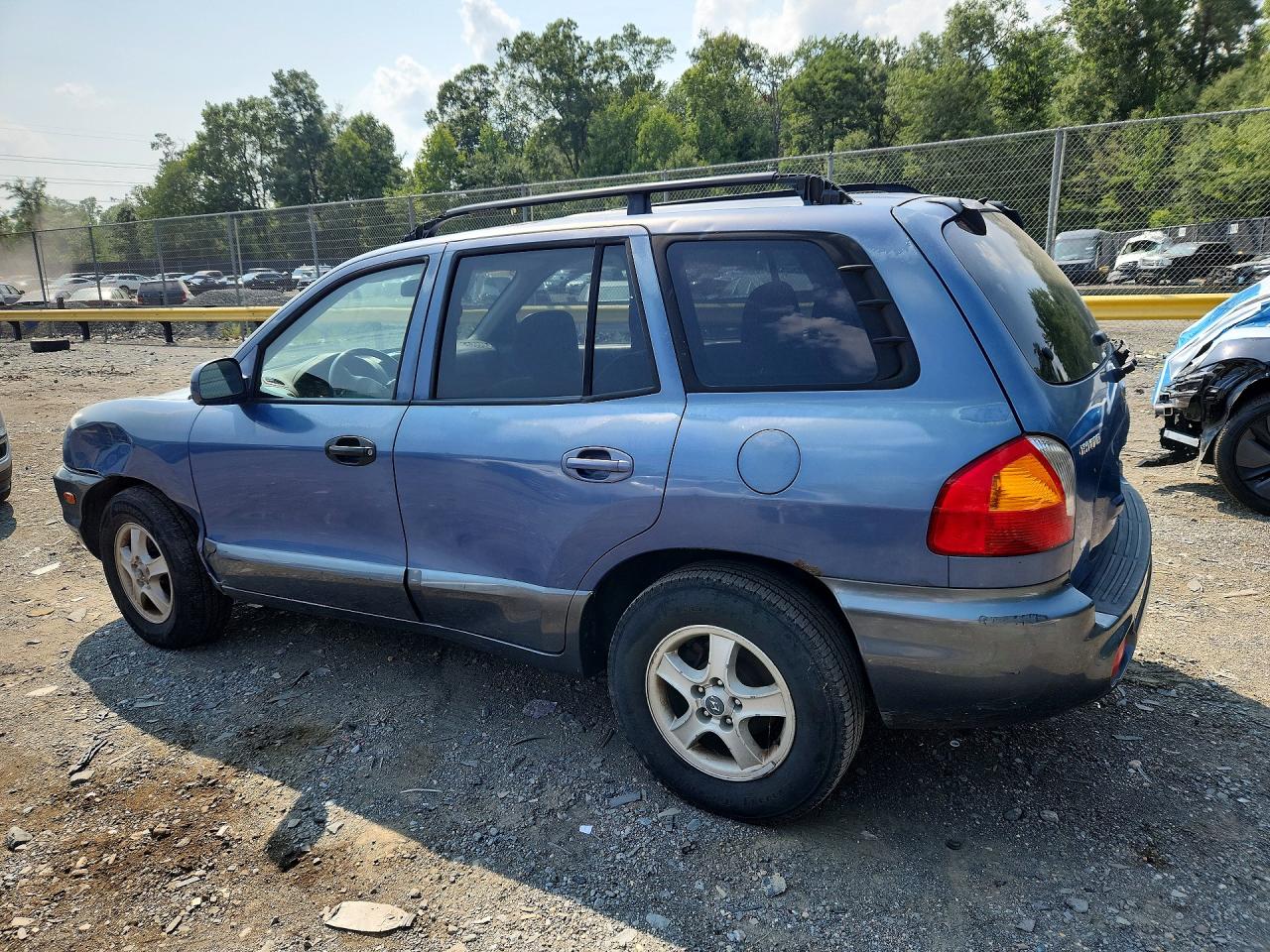 2003 Hyundai Santa Fe Gls Blue vin: KM8SC73D93U370282