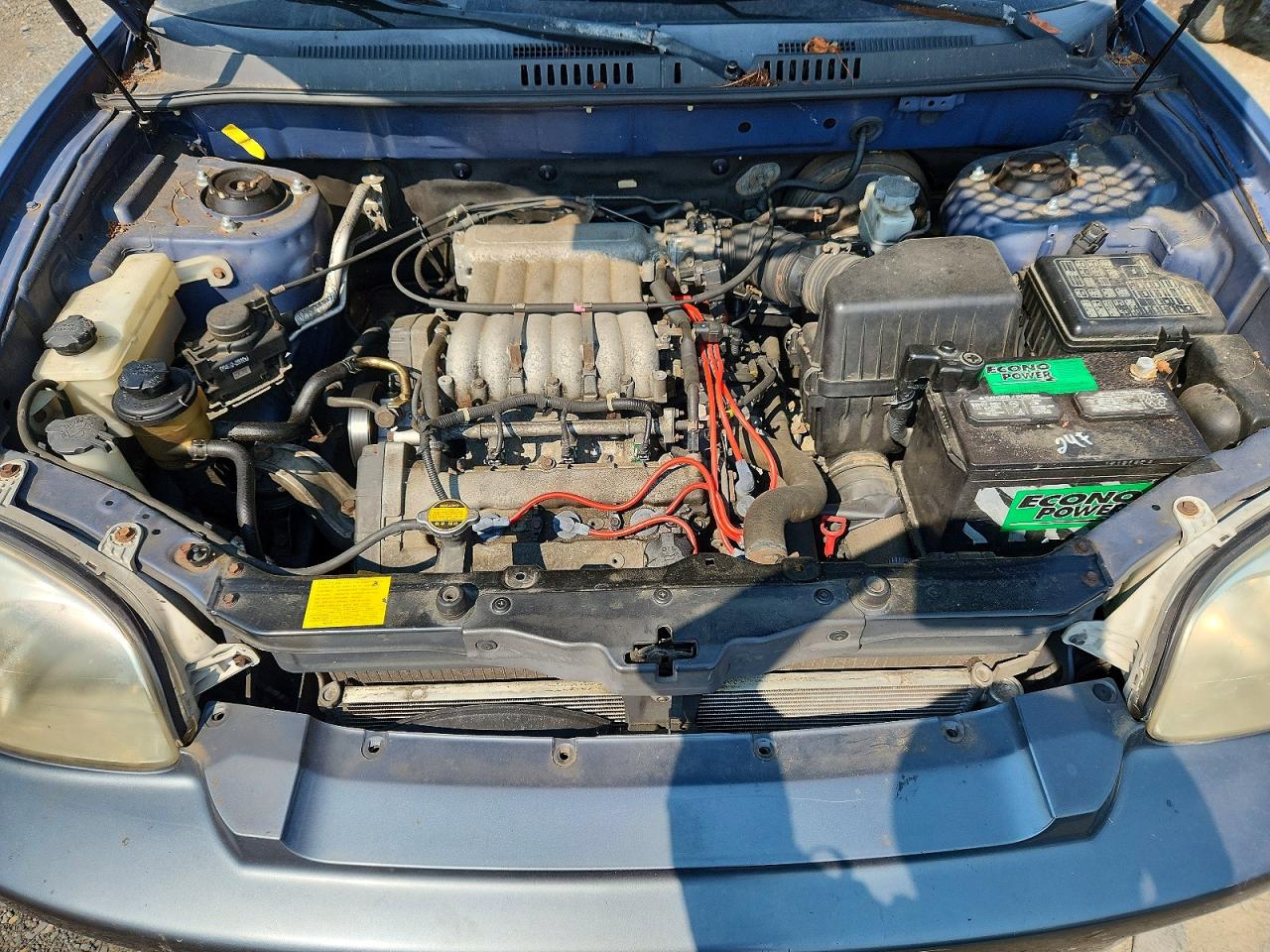 2003 Hyundai Santa Fe Gls Blue vin: KM8SC73D93U370282