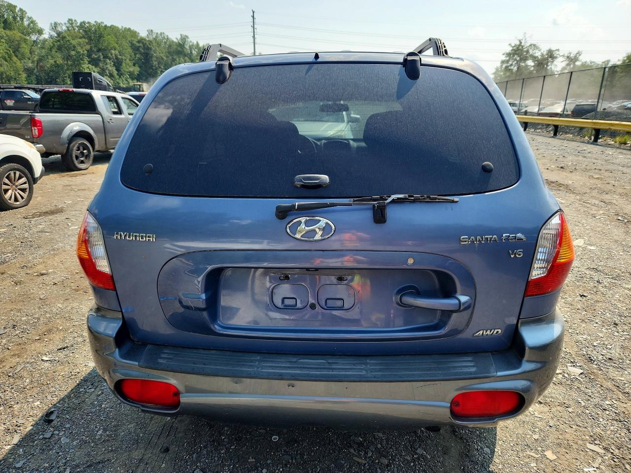 2003 Hyundai Santa Fe Gls Blue vin: KM8SC73D93U370282