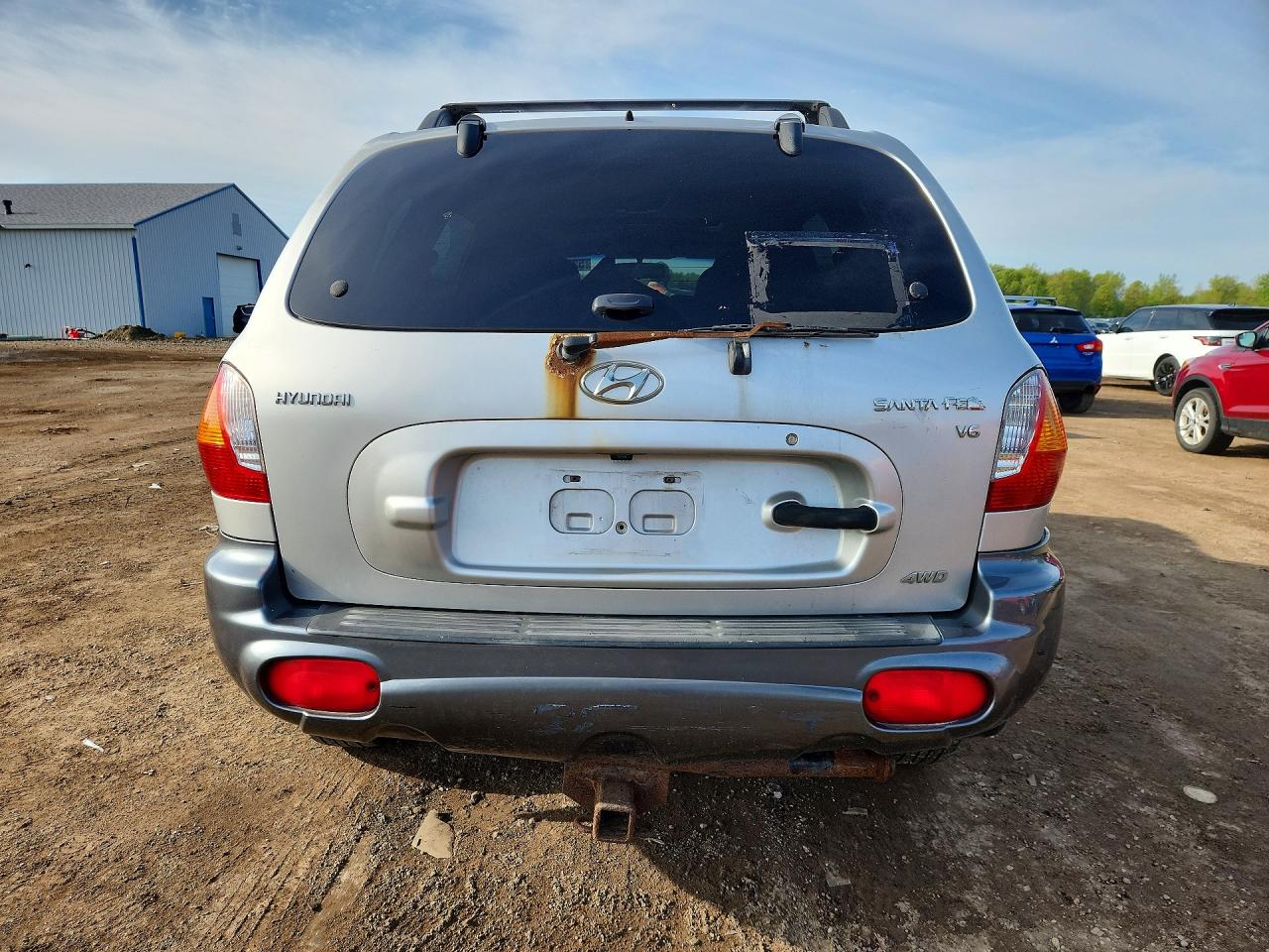 2003 Hyundai Santa Fe Gls Silver vin: KM8SC73D93U403006