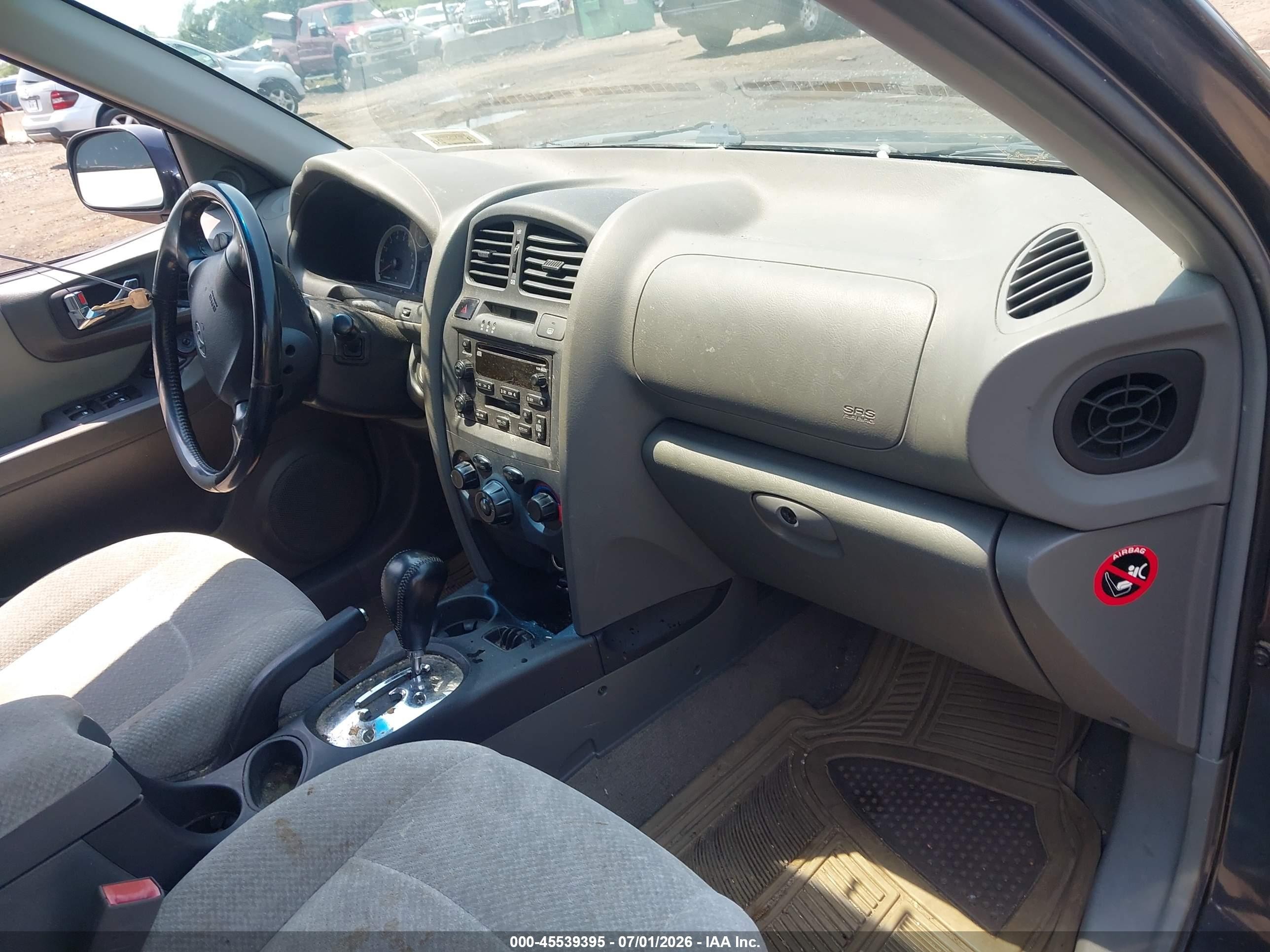 2005 Hyundai Santa Fe Gls Blue vin: KM8SC73D95U916453
