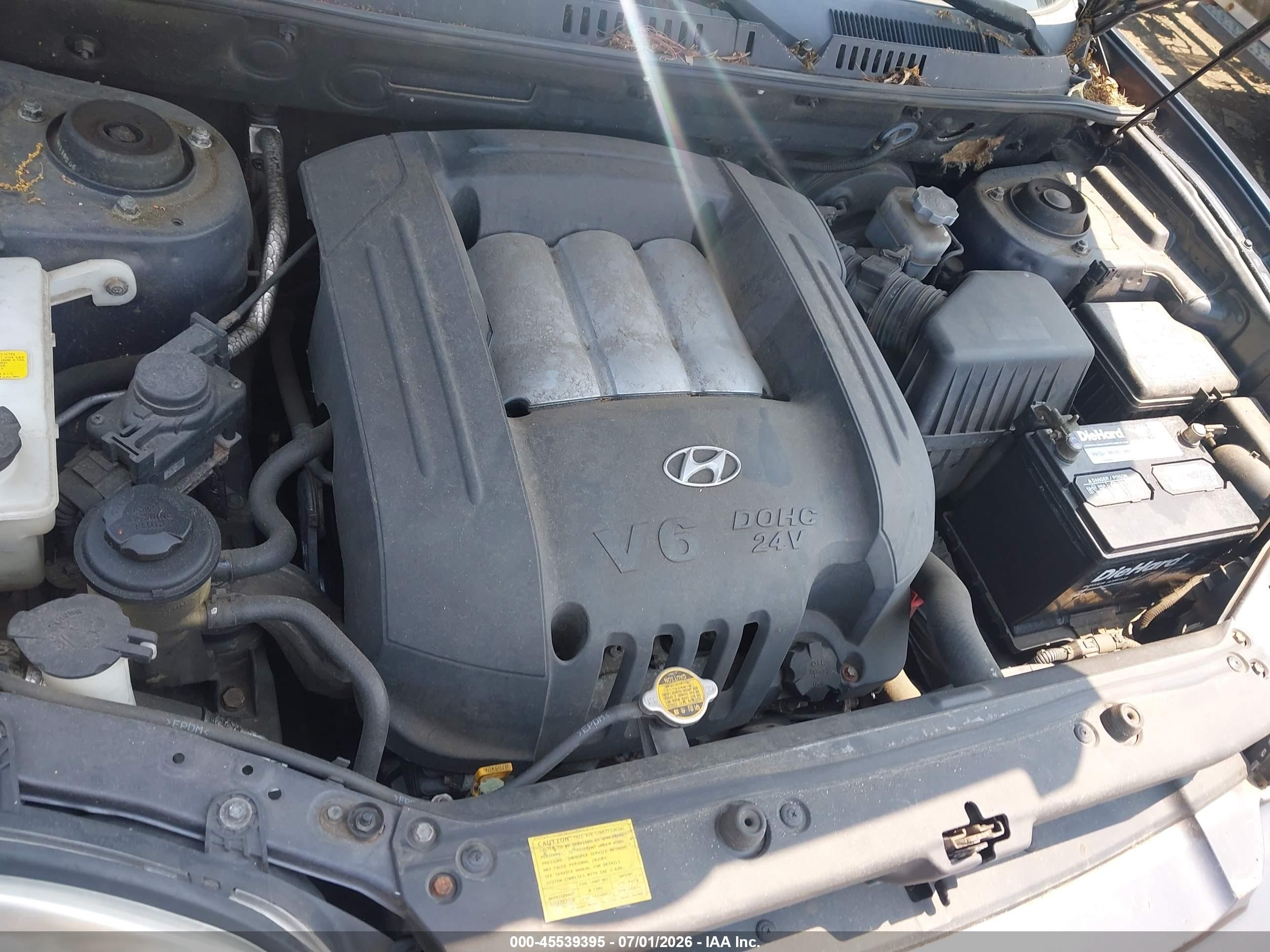 2005 Hyundai Santa Fe Gls Blue vin: KM8SC73D95U916453