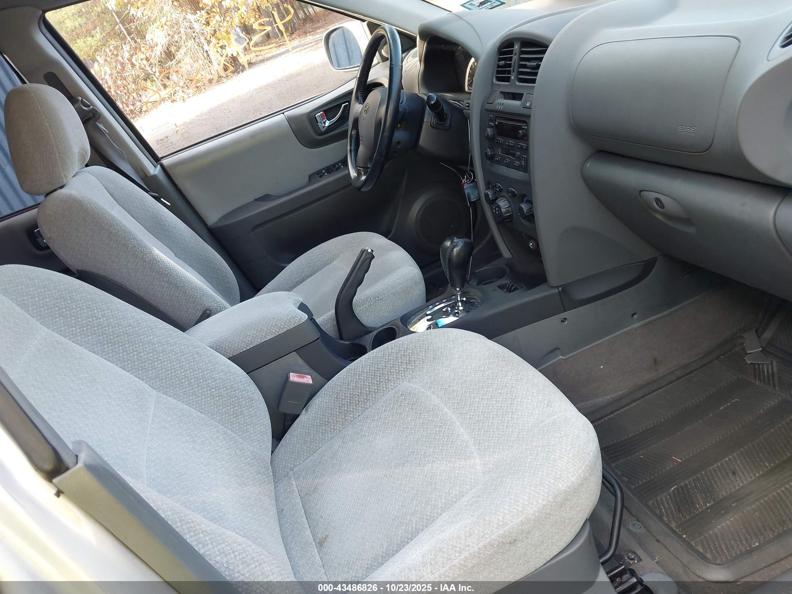 2006 Hyundai Santa Fe Gls Silver vin: KM8SC73D96U105768