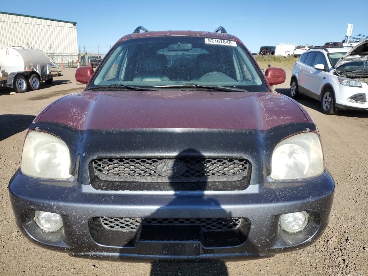 2003 Hyundai Santa Fe Gls Red vin: KM8SC73DX3U422471