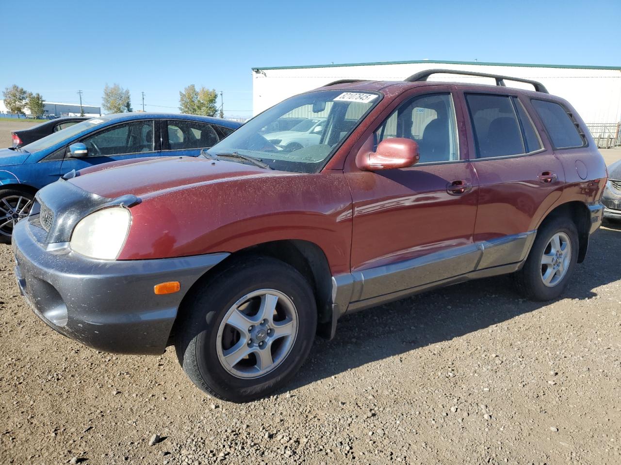 2003 Hyundai Santa Fe Gls Red vin: KM8SC73DX3U422471
