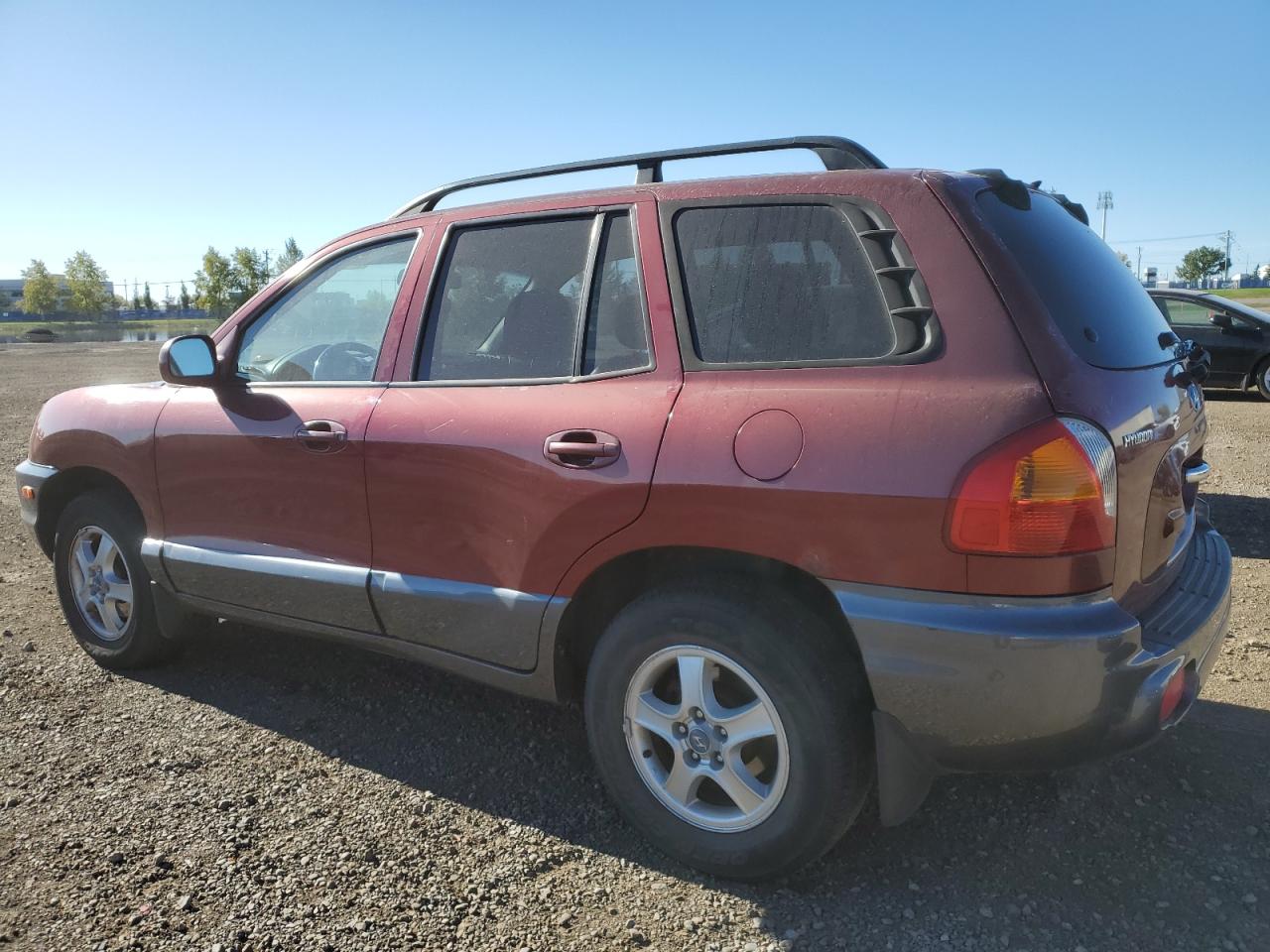 2003 Hyundai Santa Fe Gls Red vin: KM8SC73DX3U422471