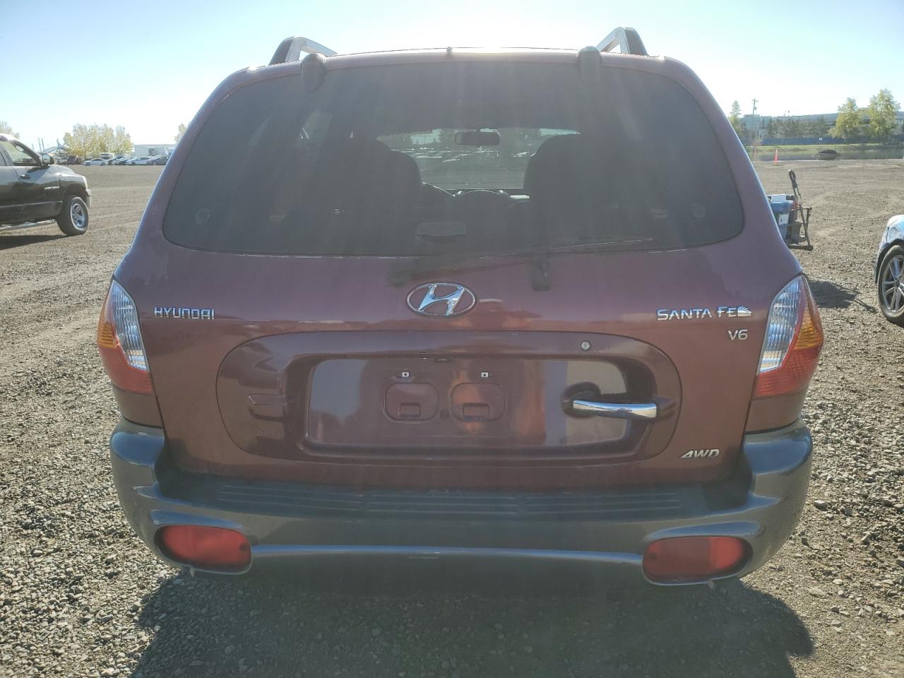 2003 Hyundai Santa Fe Gls Red vin: KM8SC73DX3U422471