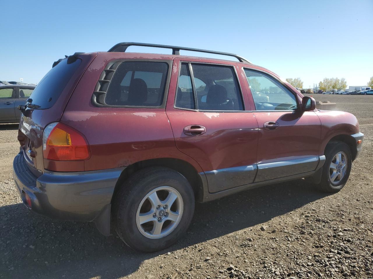 2003 Hyundai Santa Fe Gls Red vin: KM8SC73DX3U422471