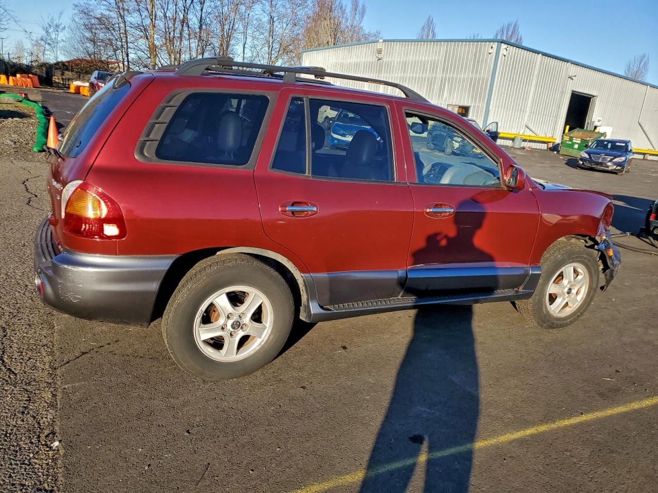 2003 Hyundai Santa Fe Gls Red vin: KM8SC73DX3U443725