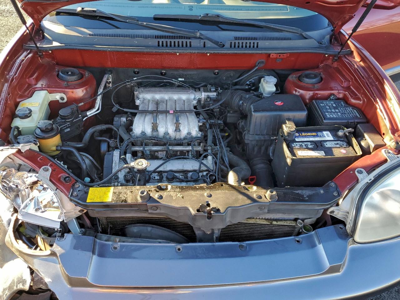 2003 Hyundai Santa Fe Gls Red vin: KM8SC73DX3U443725
