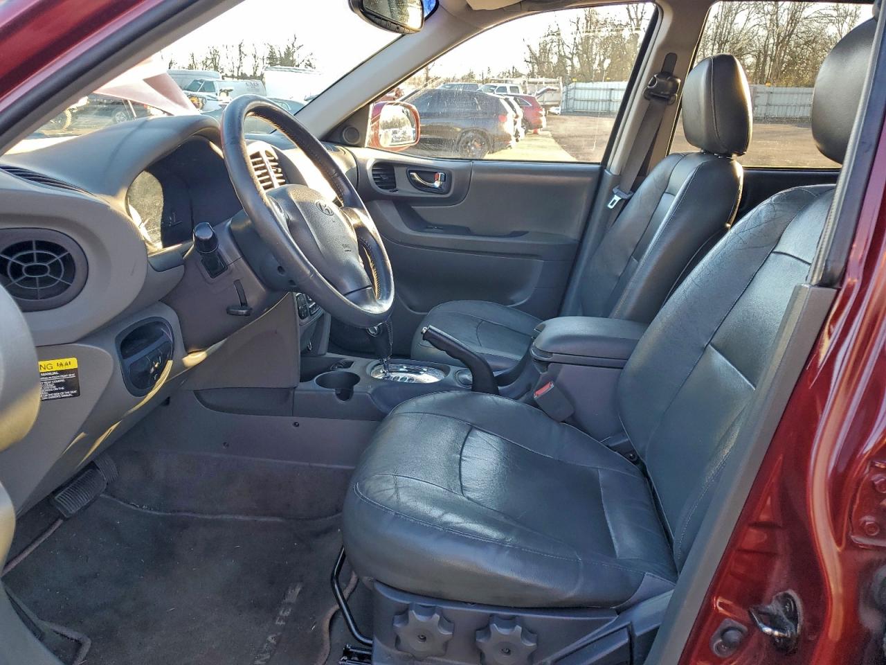 2003 Hyundai Santa Fe Gls Red vin: KM8SC73DX3U443725