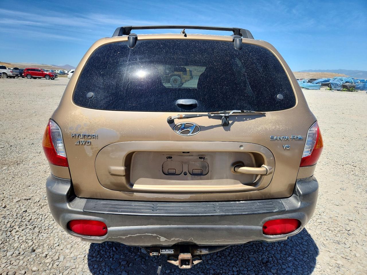 2004 Hyundai Santa Fe Gls Золотой vin: KM8SC73DX4U728314