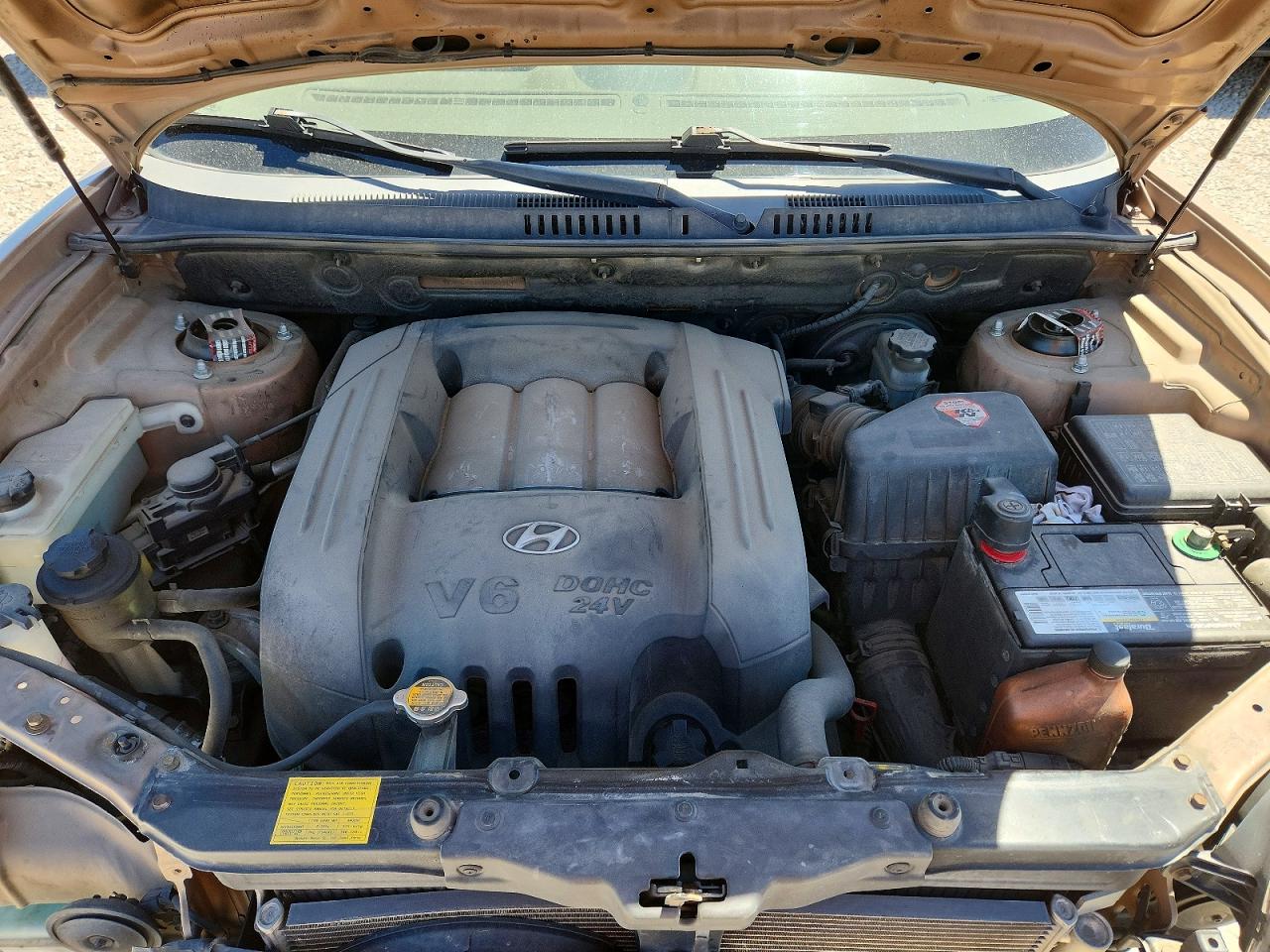 2004 Hyundai Santa Fe Gls Золотой vin: KM8SC73DX4U728314