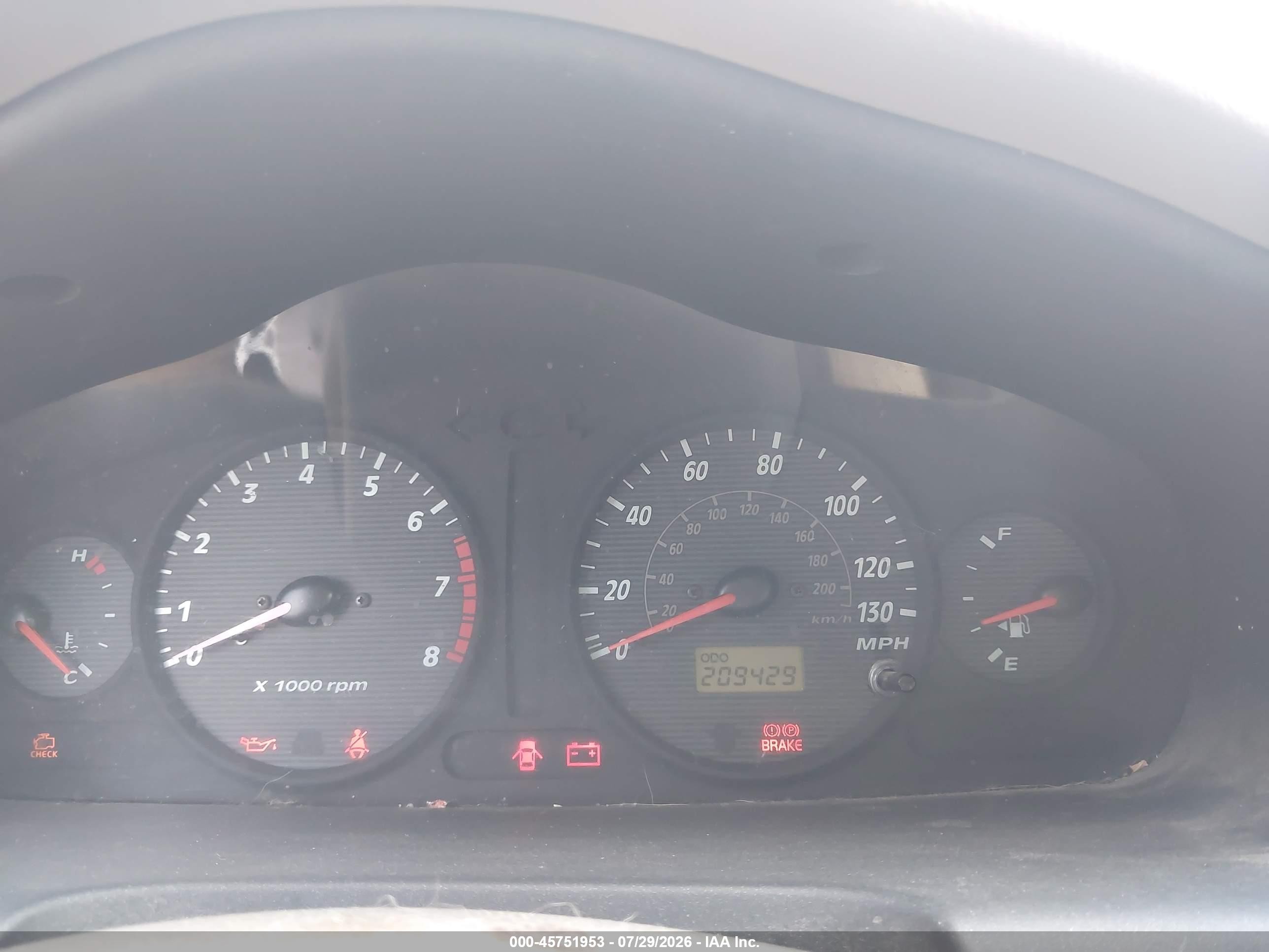 2004 Hyundai Santa Fe Gls White vin: KM8SC73DX4U759434