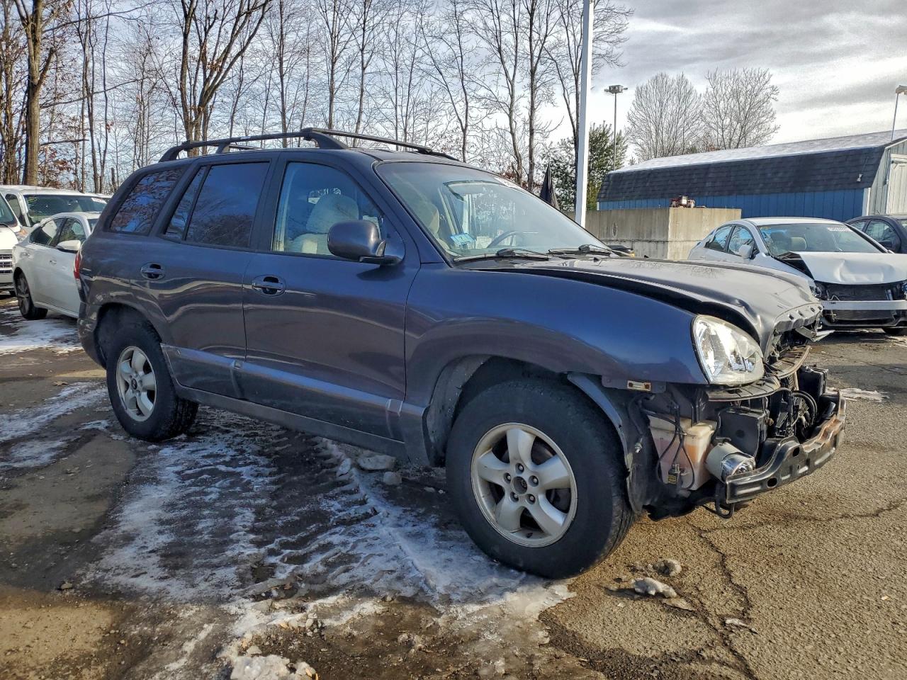 2006 Hyundai Santa Fe Gls Синий vin: KM8SC73DX6U058816
