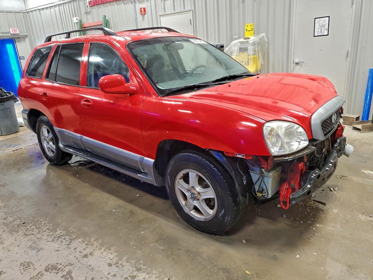2003 Hyundai Santa Fe Gls Red vin: KM8SC73E03U522362