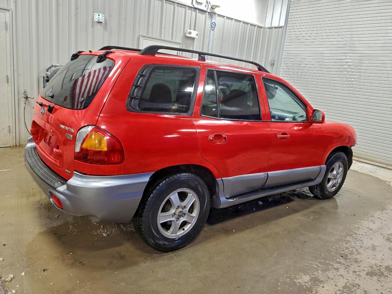 2003 Hyundai Santa Fe Gls Red vin: KM8SC73E03U522362