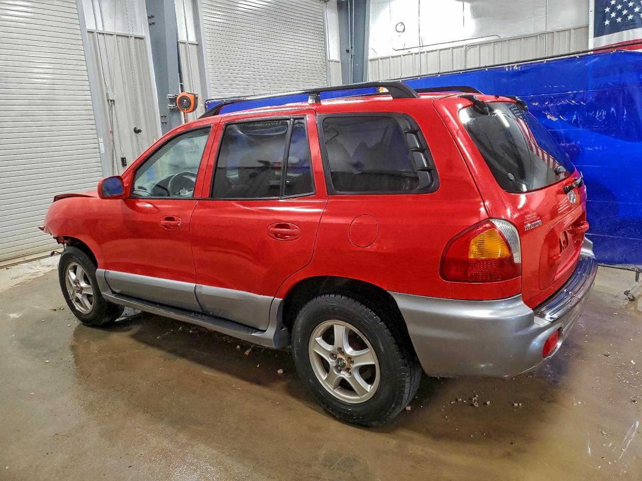 2003 Hyundai Santa Fe Gls Red vin: KM8SC73E03U522362