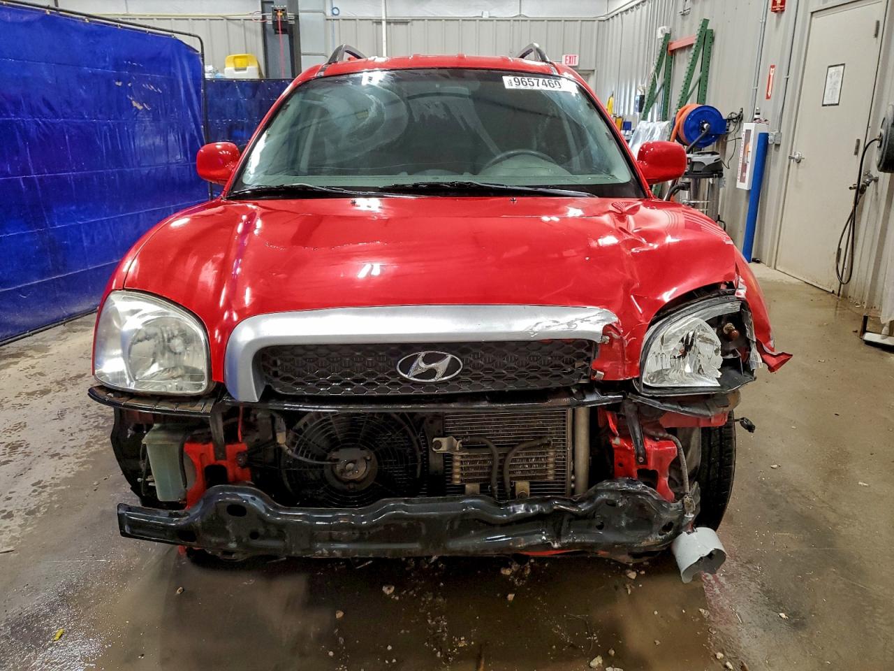 2003 Hyundai Santa Fe Gls Red vin: KM8SC73E03U522362