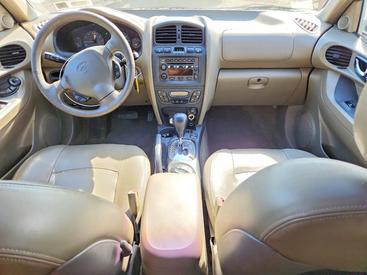 2004 Hyundai Santa Fe Gls White vin: KM8SC73E04U590291