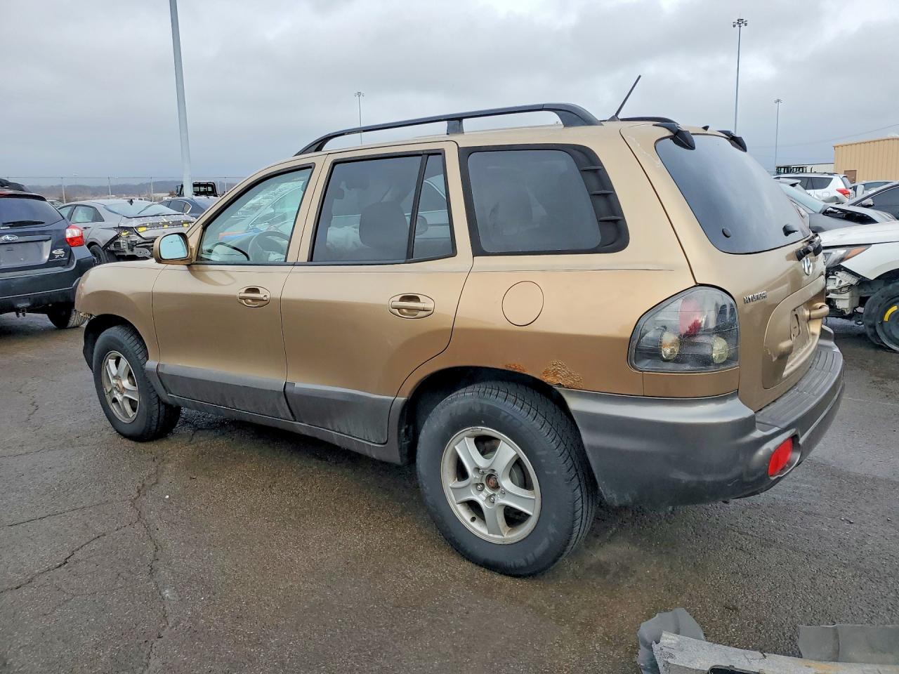 2004 Hyundai Santa Fe Gls Коричневый vin: KM8SC73E04U730646