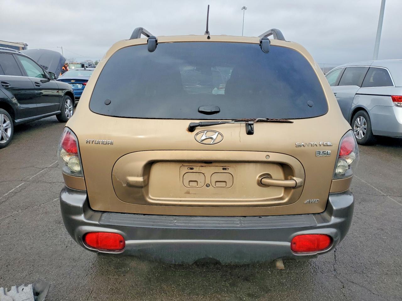 2004 Hyundai Santa Fe Gls Коричневый vin: KM8SC73E04U730646