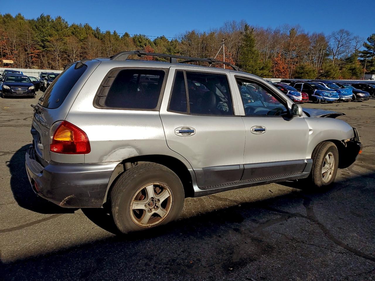 2003 Hyundai Santa Fe Gls Серебряный vin: KM8SC73E13U535699