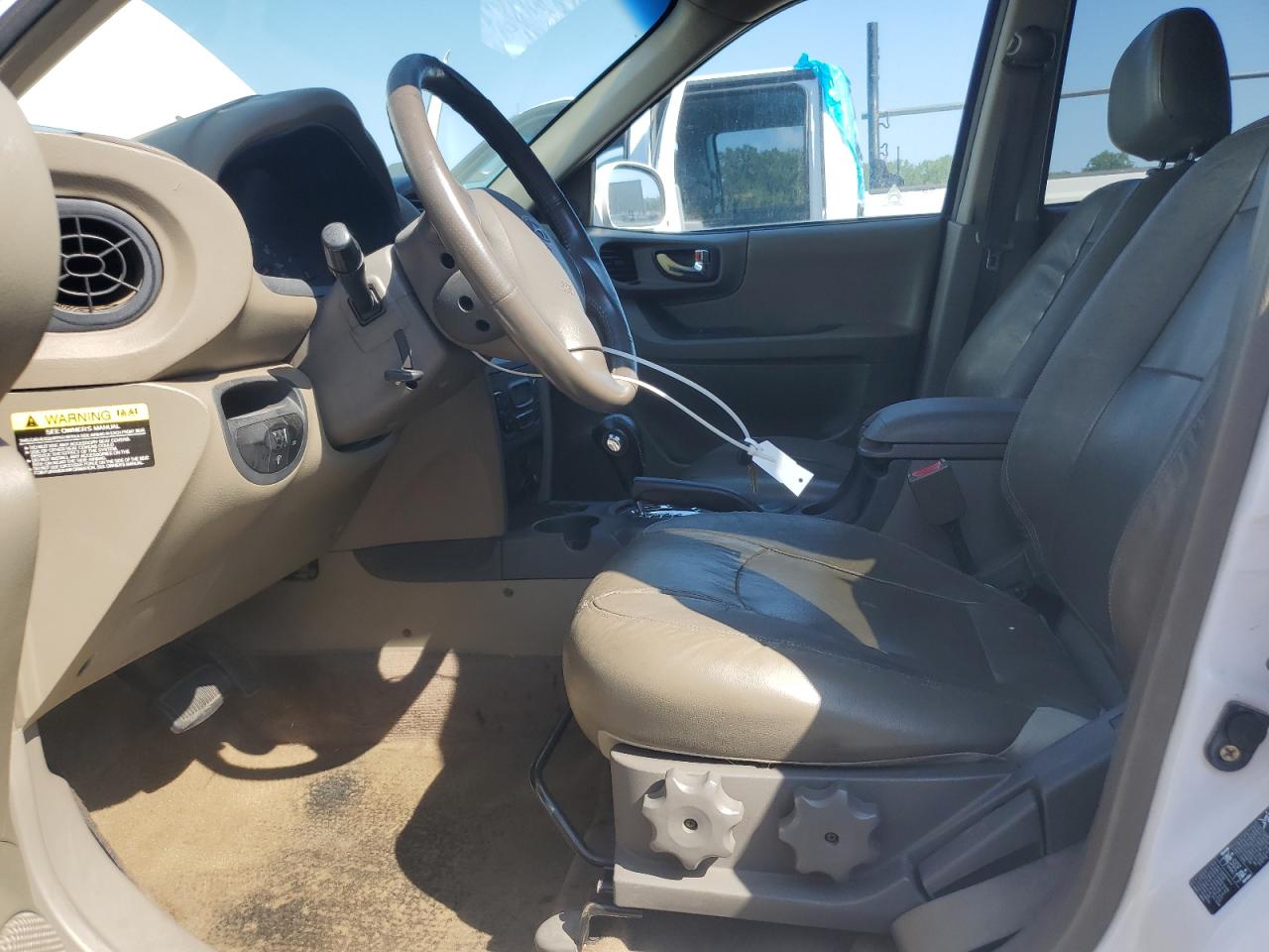 2004 Hyundai Santa Fe Gls White vin: KM8SC73E14U787020