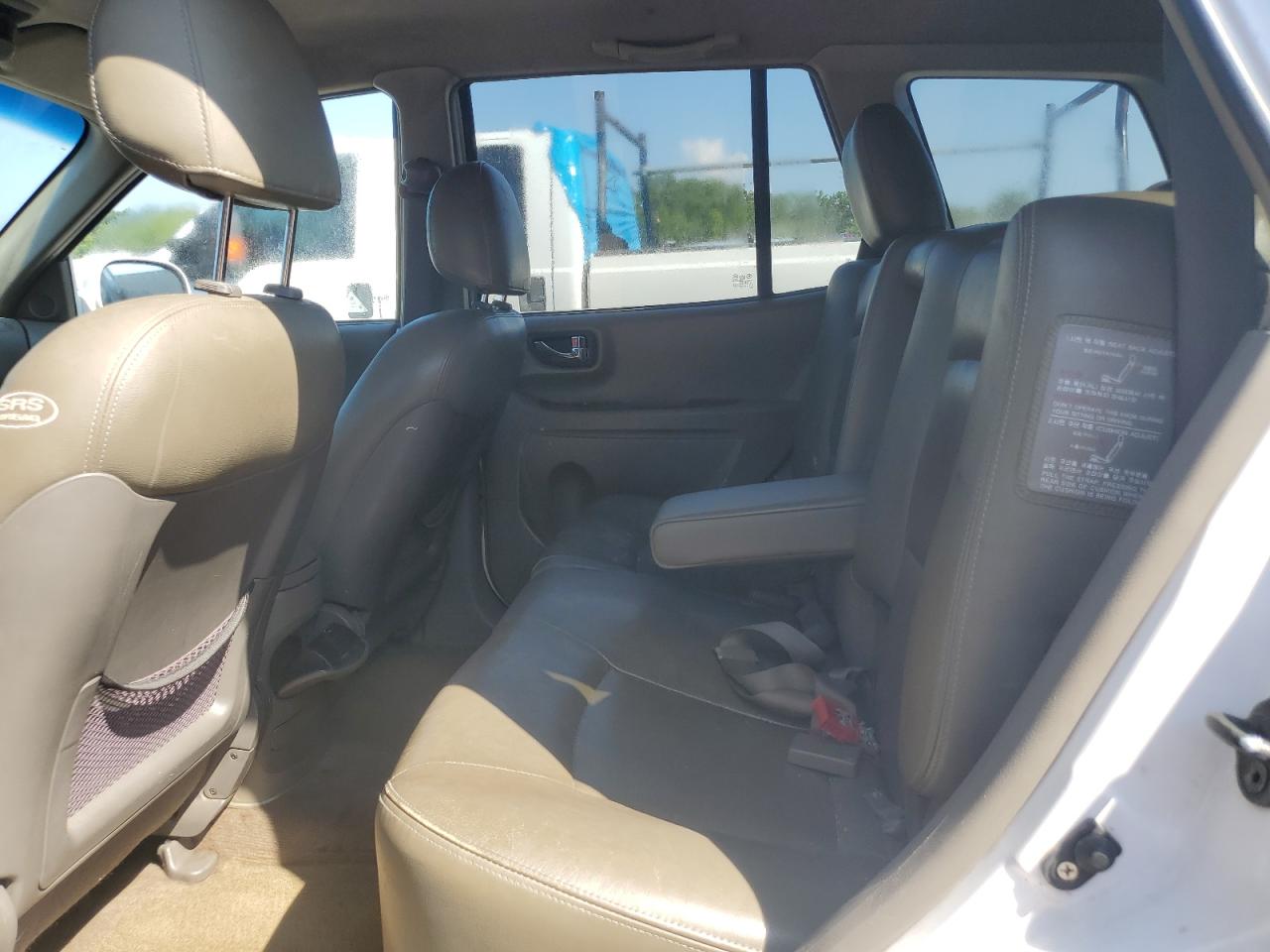 2004 Hyundai Santa Fe Gls White vin: KM8SC73E14U787020