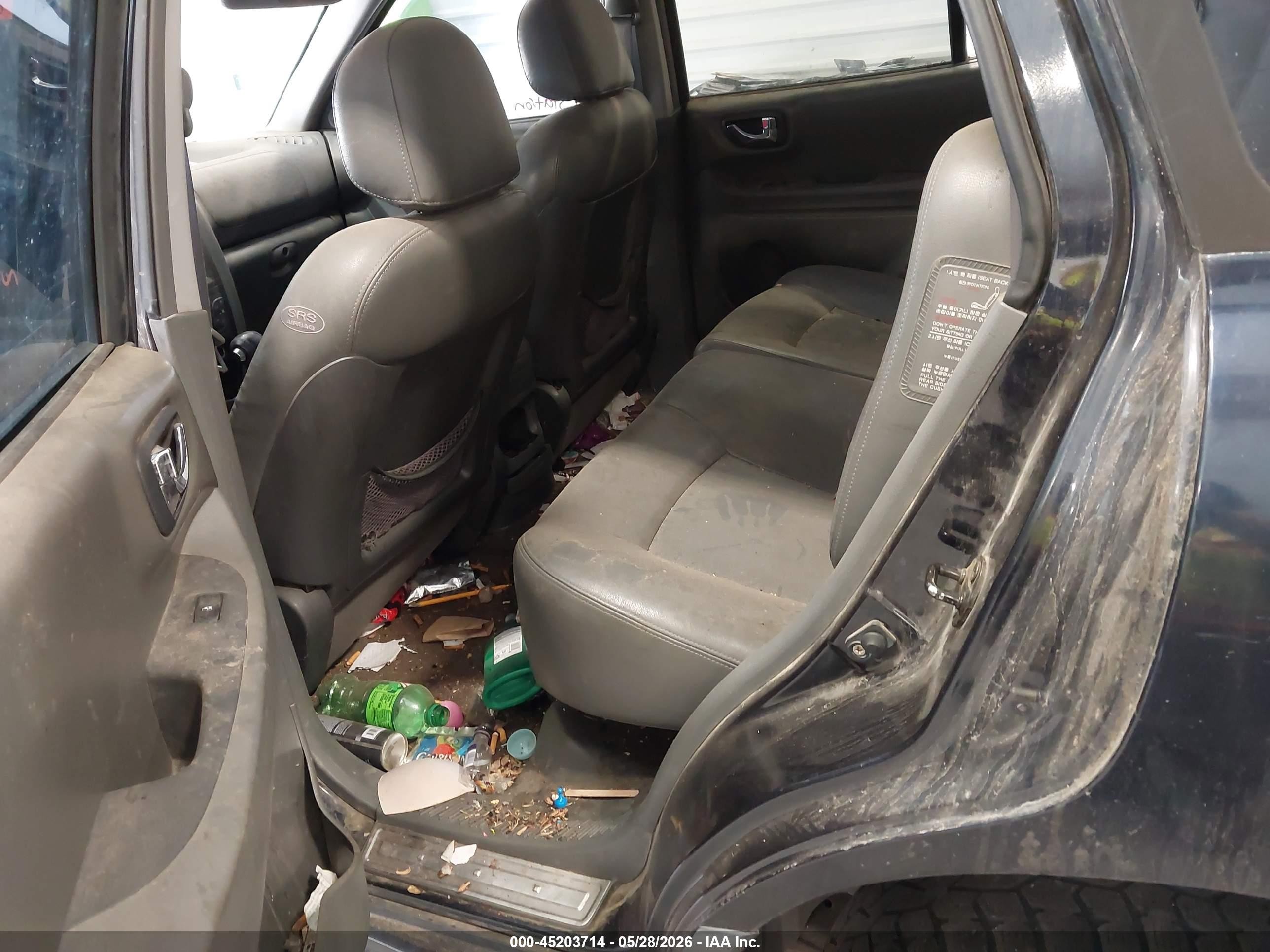 2004 Hyundai Santa Fe Gls/lx Blue vin: KM8SC73E14U836619
