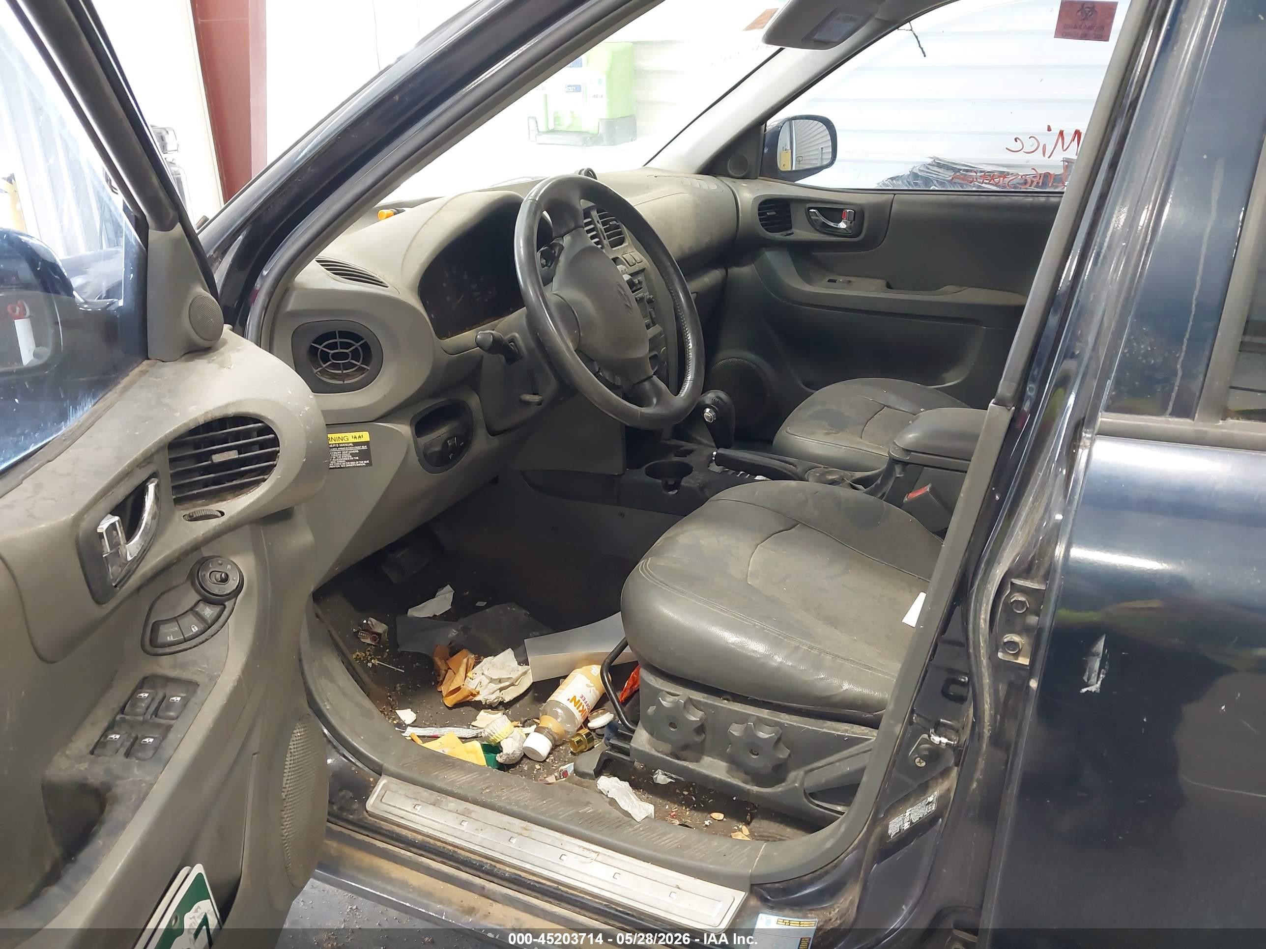2004 Hyundai Santa Fe Gls/lx Blue vin: KM8SC73E14U836619
