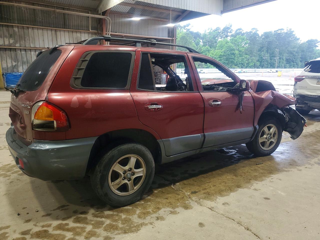 2004 Hyundai Santa Fe Gls Maroon vin: KM8SC73E24U813091