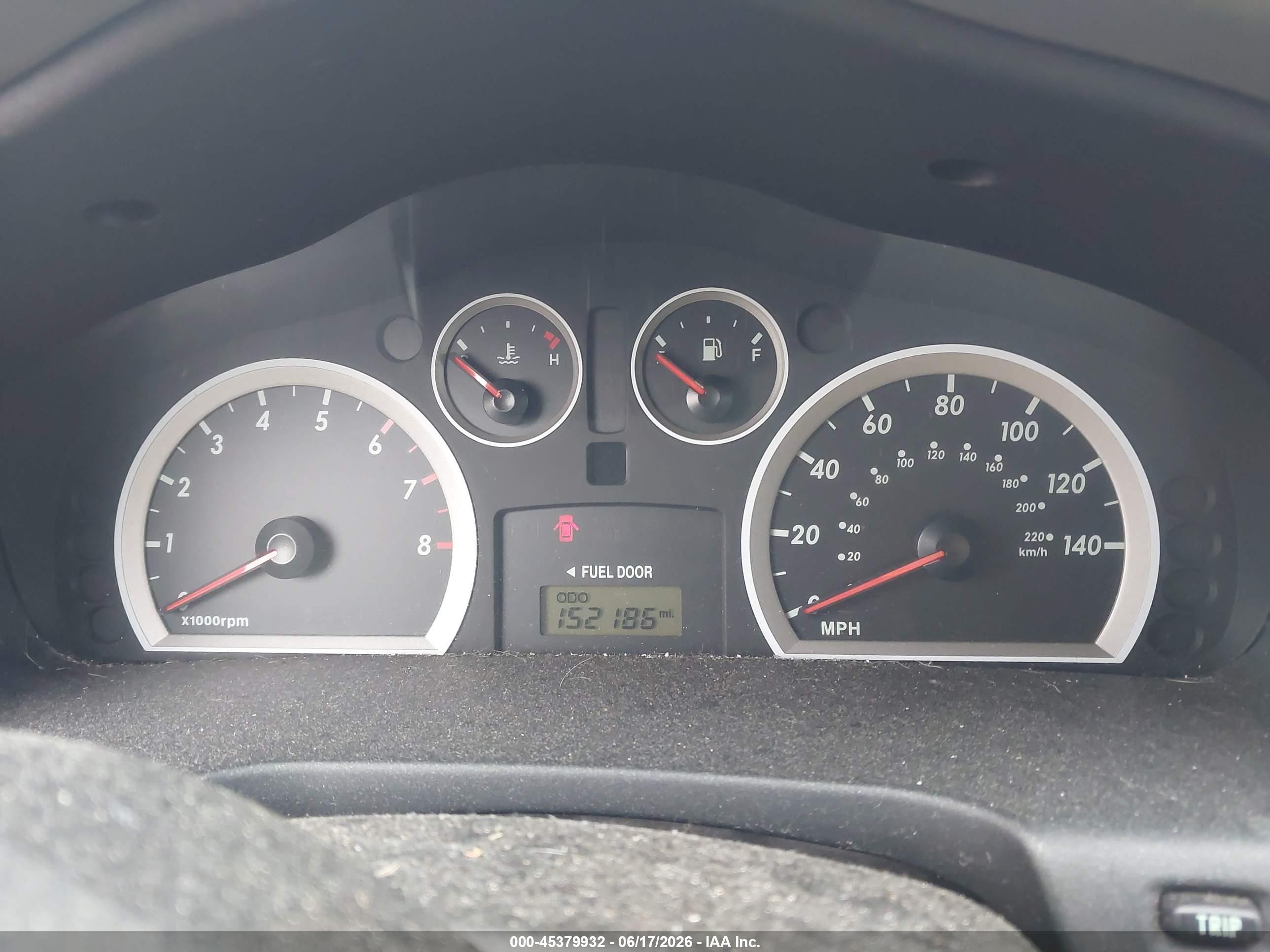 2006 Hyundai Santa Fe Gls/limited Blue vin: KM8SC73E26U095271