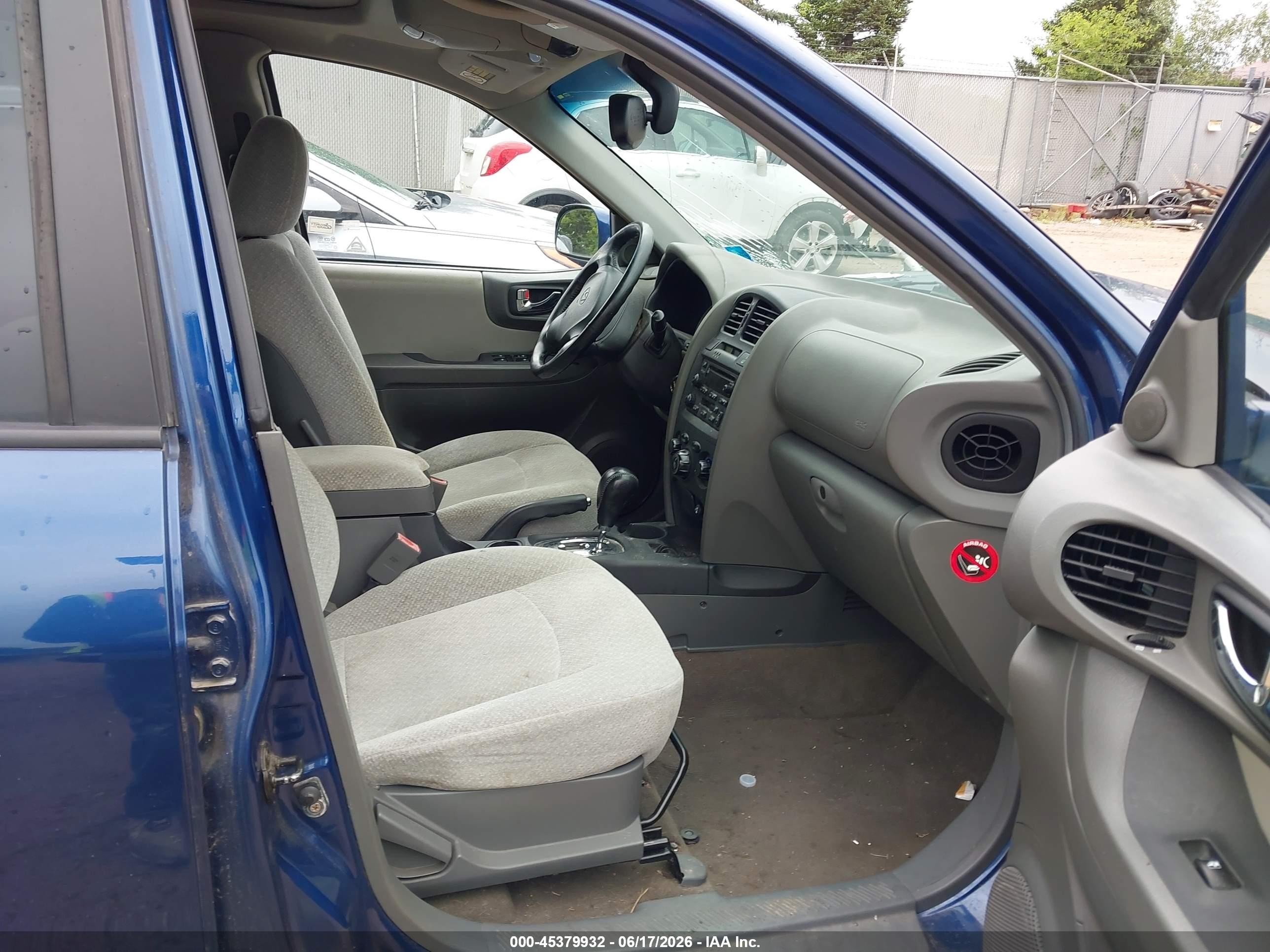 2006 Hyundai Santa Fe Gls/limited Blue vin: KM8SC73E26U095271