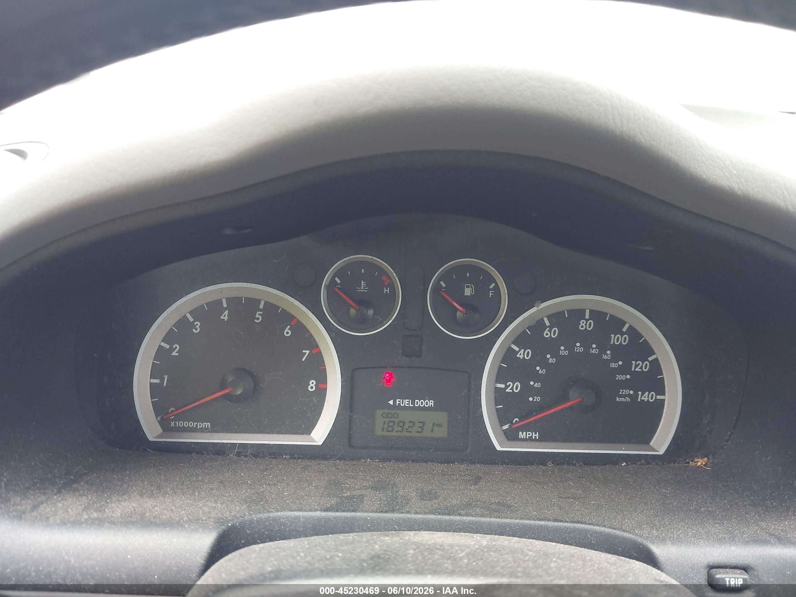 2006 Hyundai Santa Fe Gls/limited Silver vin: KM8SC73E26U095576