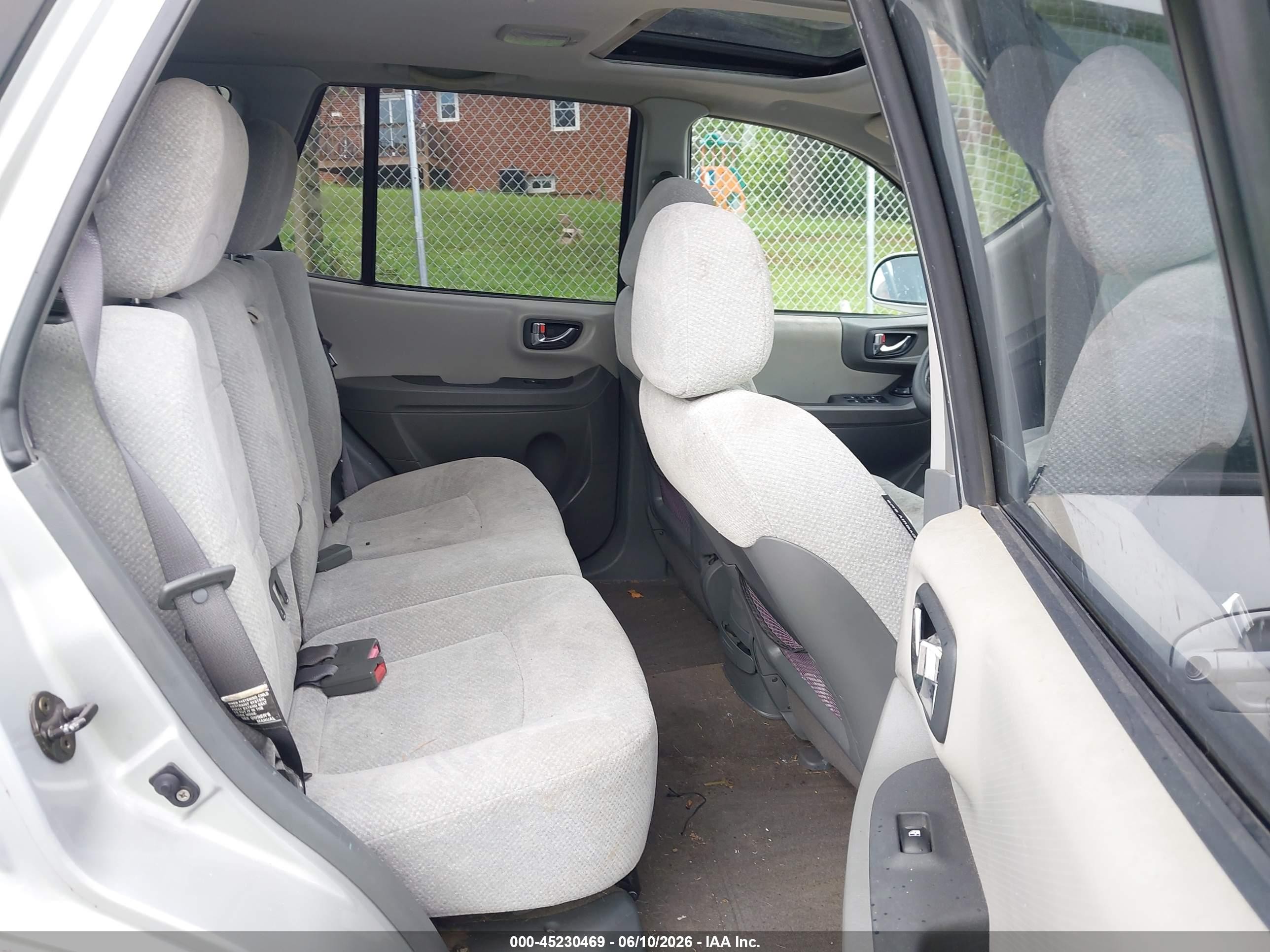 2006 Hyundai Santa Fe Gls/limited Silver vin: KM8SC73E26U095576