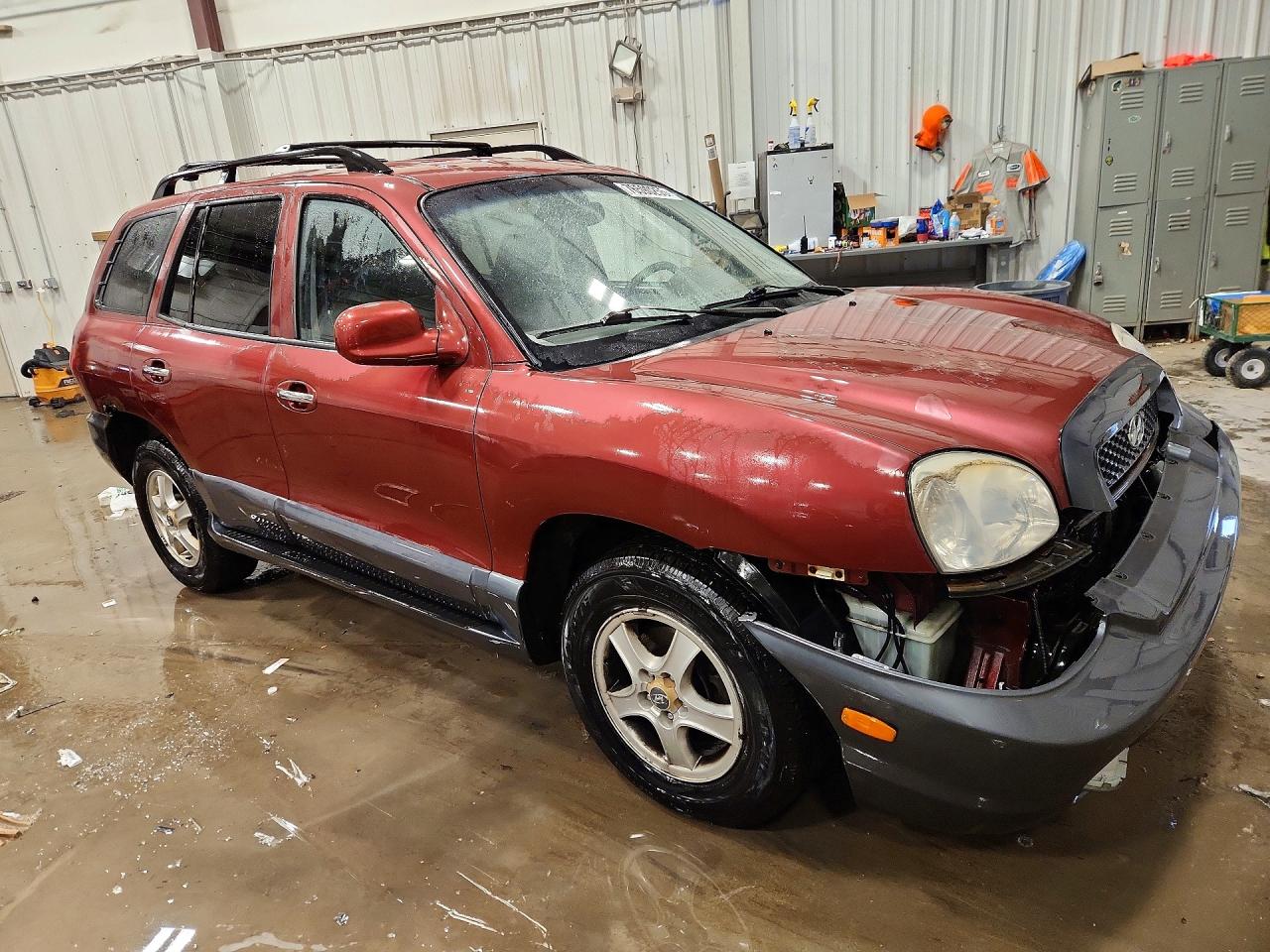 2003 Hyundai Santa Fe Gls Maroon vin: KM8SC73E33U519326