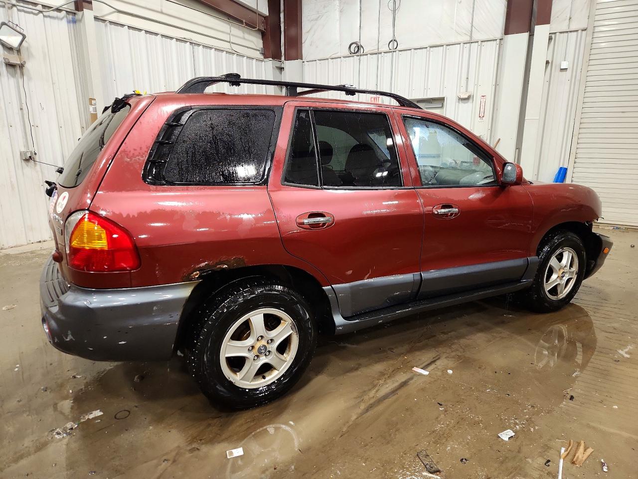 2003 Hyundai Santa Fe Gls Maroon vin: KM8SC73E33U519326