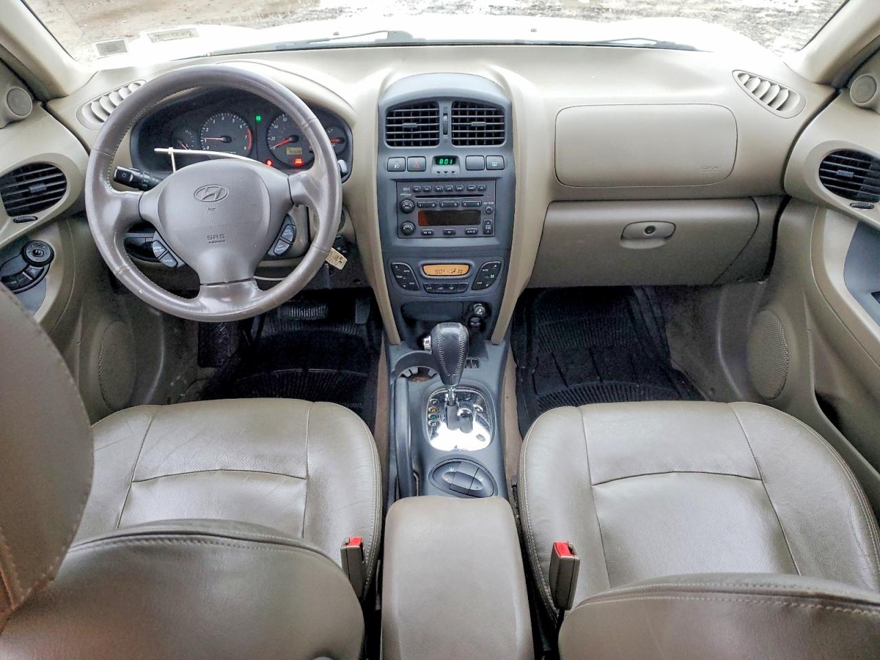 2004 Hyundai Santa Fe Gls White vin: KM8SC73E34U579768