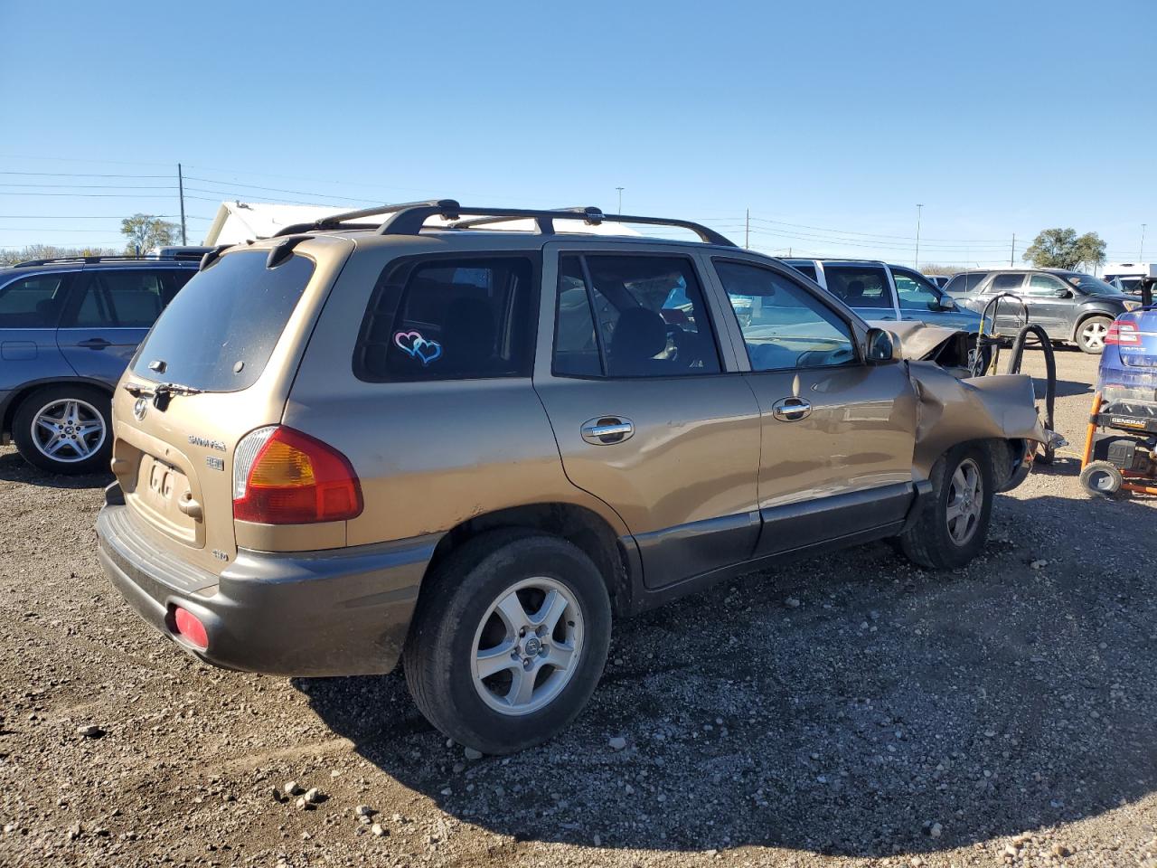 2004 Hyundai Santa Fe Gls Tan vin: KM8SC73E34U613837