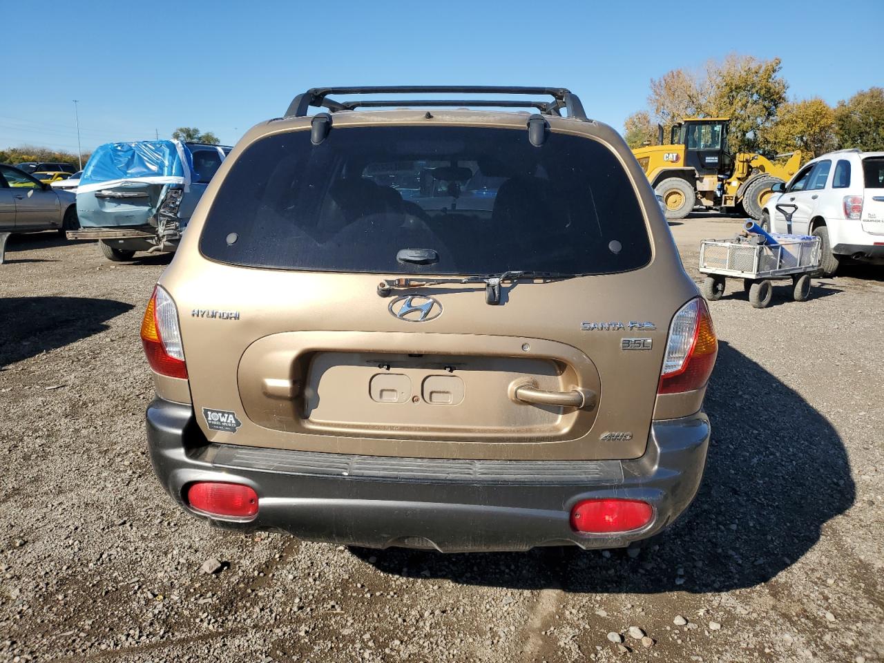 2004 Hyundai Santa Fe Gls Tan vin: KM8SC73E34U613837