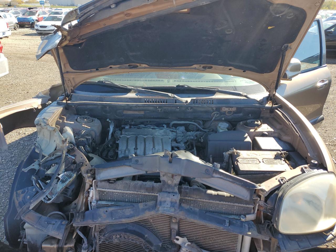 2004 Hyundai Santa Fe Gls Tan vin: KM8SC73E34U613837