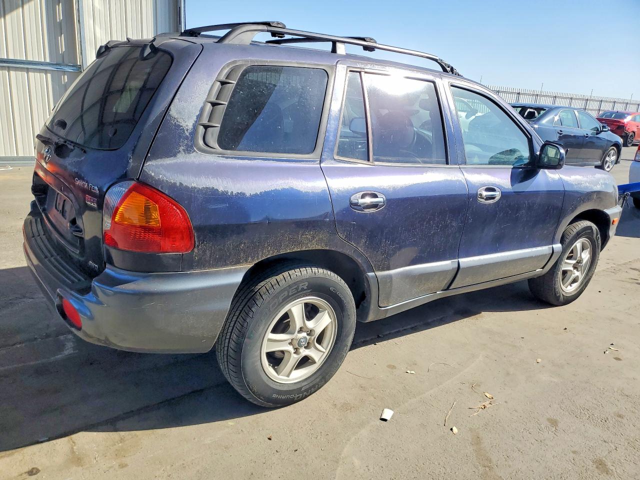 2004 Hyundai Santa Fe Gls Blue vin: KM8SC73E34U689574