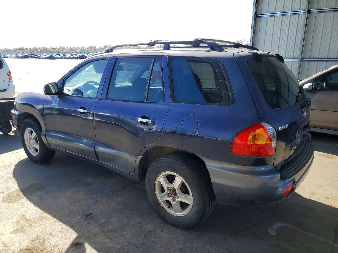 2004 Hyundai Santa Fe Gls Blue vin: KM8SC73E34U689574