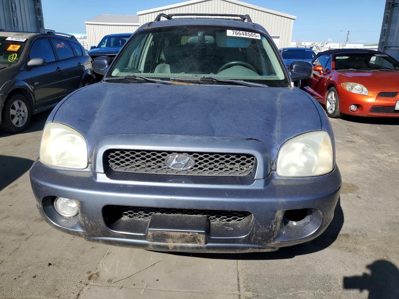 2004 Hyundai Santa Fe Gls Blue vin: KM8SC73E34U689574