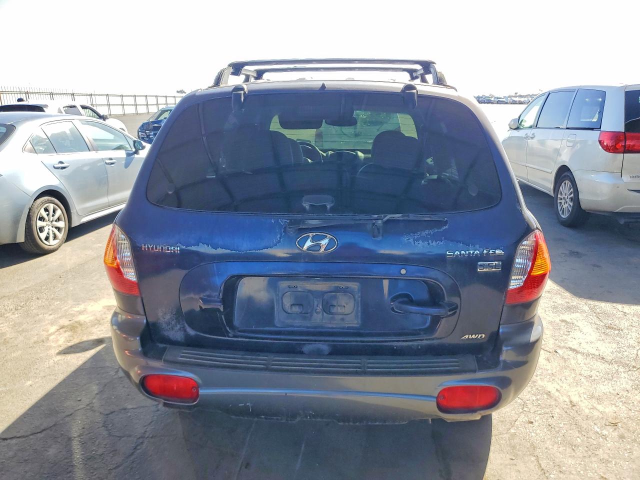 2004 Hyundai Santa Fe Gls Blue vin: KM8SC73E34U689574